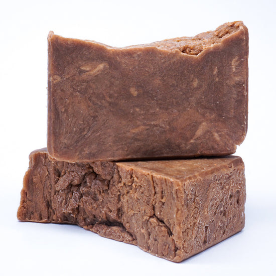 brown rustic soap bars
