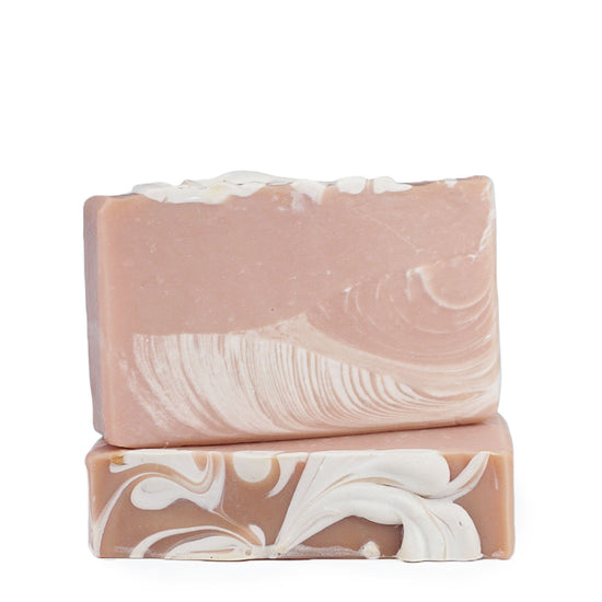 waves with flowers design soap bars